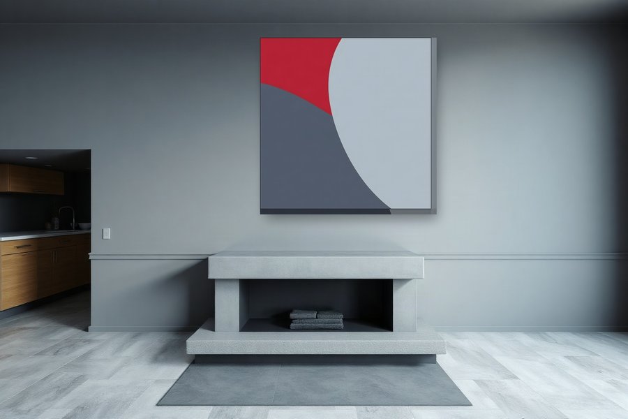 Crimson Arc, shown as a canvas