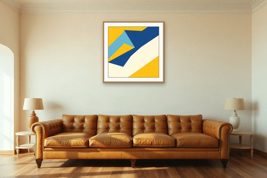 Indigo Cluster, shown in a room setting