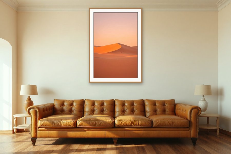 Dune Curve, Minimal, shown in a room setting