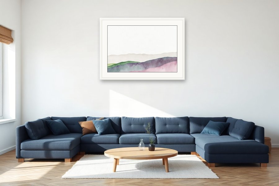 Rounded Fell Tops, shown in a room setting