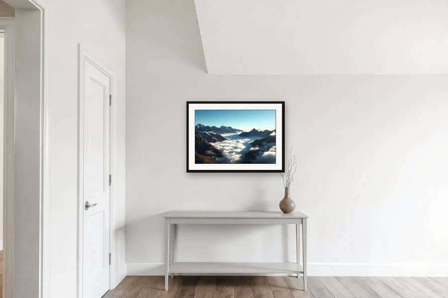Cloud Inversion, shown in a room setting