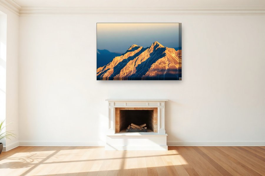 Golden Hour, Full Ridge, shown as a canvas