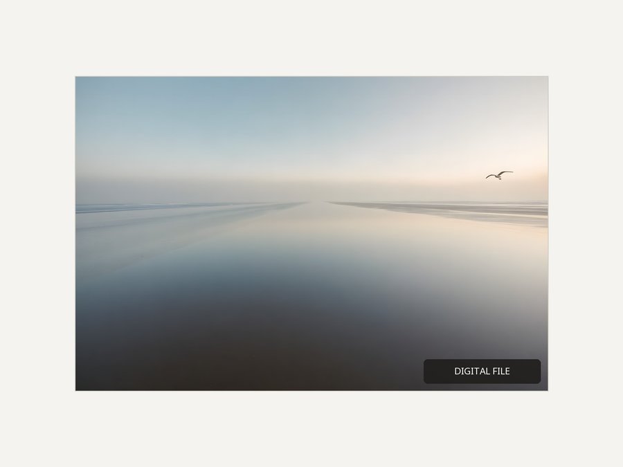 First Light, Empty Shore, shown as a digital download
