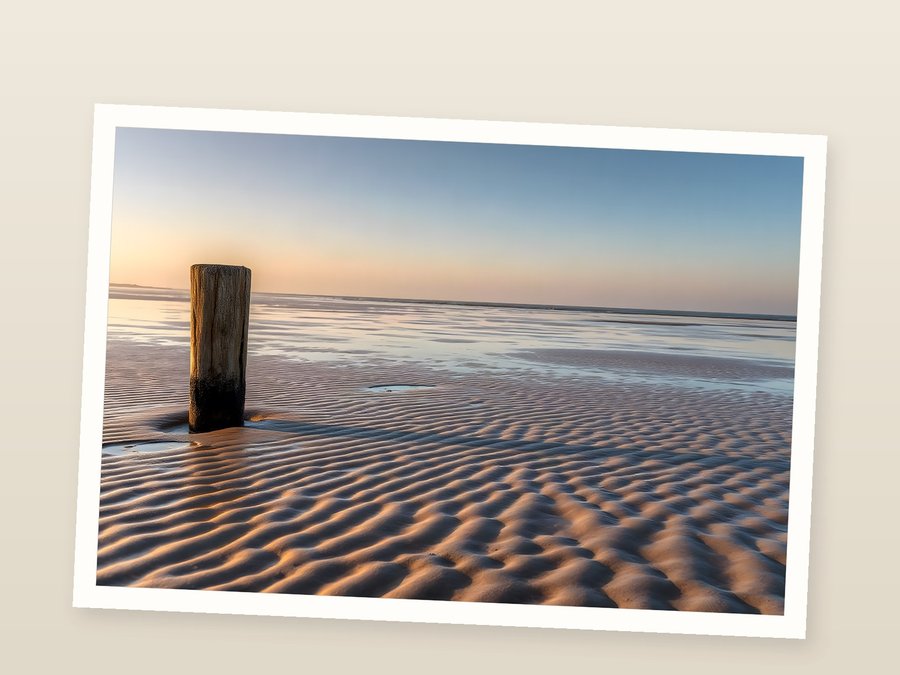 Groyne Line, shown as a fine-art print