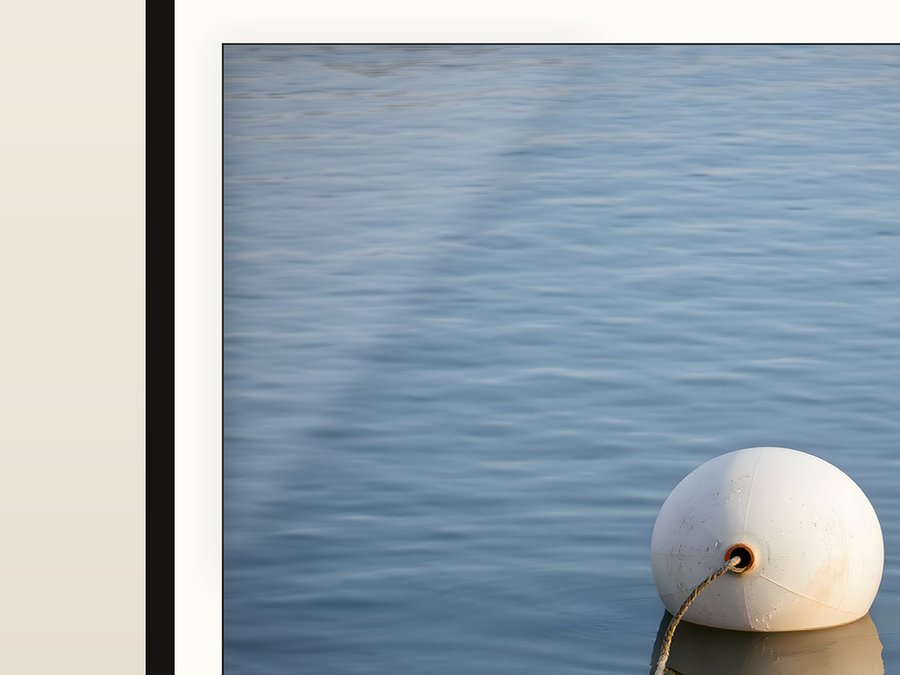 Single Buoy, shown framed