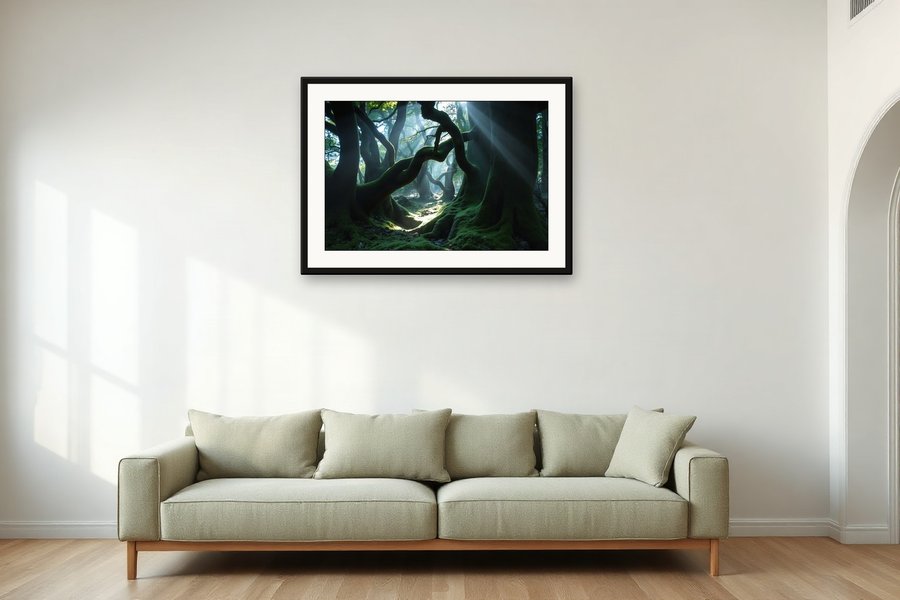 Forest Clearing Glow, shown in a room setting