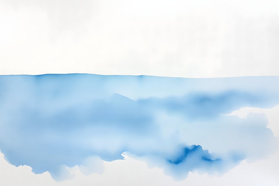 AI-generated artwork: Open Bay, Calm (flat preview)