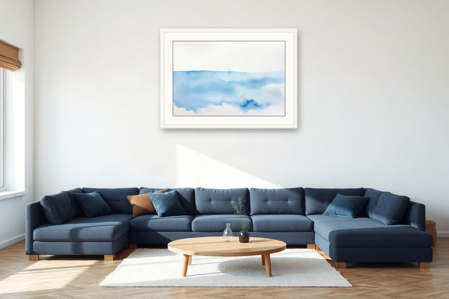 Open Bay, Calm, shown in a room setting